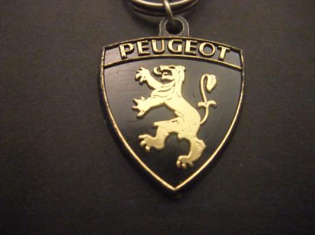 Peugeot logo zwart oude sleutelhanger